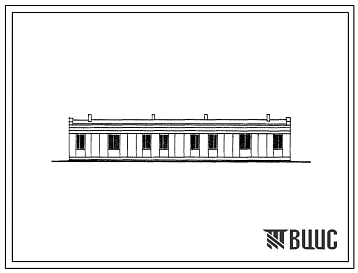 Типовой проект 183-52-112с 1-этажный 2-квартирный жилой дом с 4-комнатными квартирами (стены из силикатобетонных блоков серии ИИ-1ОС-1C).
