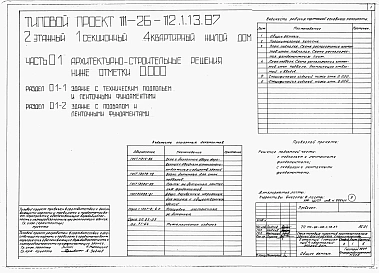 Альбом 1 Части 0, 01, 02, 03, 1, 2, 3, 4, 5, 6 Общие архитектурно-строительные решения. Архитектурно-строительные решения ниже отм. 0,000. Отопление и вентиляция ниже отм. 0,000. Внутренние водопровод и канализация ниже отм. 0,000. Архитектурно-строительн