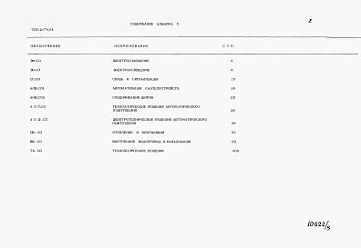Альбом 5  Спецификации оборудования.     
