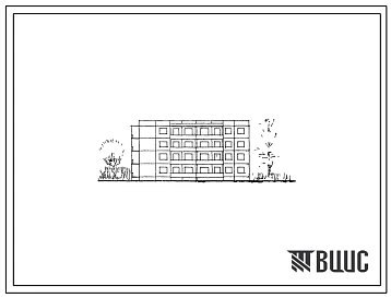 Типовой проект 76-014СП Крупнопанельная четырехэтажная блок-секция на 20 квартир (однокомнатных 8, двухкомнатных 8, трехкомнатных 4). Для строительства в районах сейсмичностью 8 баллов.