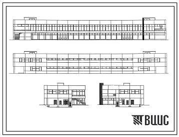 Типовой проект IX-16-26 Универмаг на 100 рабочих мест продовольственного магазина на 45 условных рабочих мест и промтоварного магазина на 50 рабочих мест для строительства в г. Москве