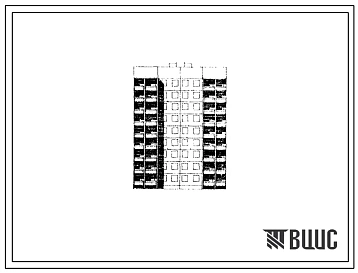 Типовой проект 90.1-081.83 Блок-секция 9-этажная 36-квартирная 2Б-2Б-3Б-3Б рядовая с торцовыми окончаниями для городов Ульяновск, Воронеж, Иваново, Калининград, Тамбов