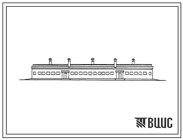 Типовой проект 801-226 Коровник на 100 племенных коров и 20 нетелей мясных пород с кормлением на выгульно-кормовых дворах.