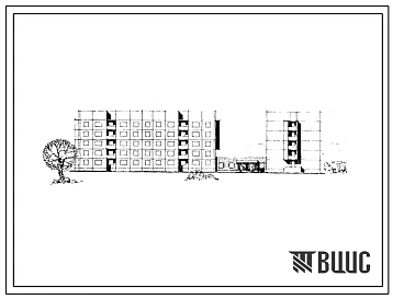 Типовой проект 111-92.2-46.86 5-этажное крупнопанельное общежитие на 360 человек с ячейками на 10 человек для г. Находки