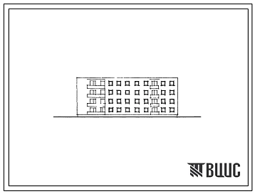 Типовой проект 70-03с 4-этажная блок-секция торцевая правая на 20 квартир с несущим сборно-монолитным железобетонным каркасом и заполнением стен из кирпича (в районах с сейсмичностью 9 баллов).
