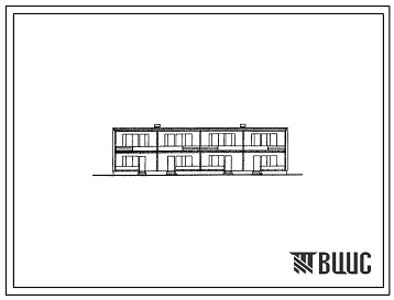 Типовой проект 144-52-82СП Двухэтажный четырехквартирный блокированный жилой дом с четырехкомнатными квартирами на просадочных грунтах. Для строительства в районах с сейсмичностью 7-8 баллов в 3 и 4 строительно-климатических зонах.