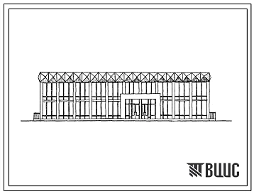 Типовой проект 261-12-174 Сельский клуб на 300 мест. Для строительства в 1В климатическом подрайоне, 2 и 3 климатических районах