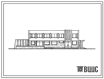 Типовой проект 271-20-135-127 Столовая на 100 мест (из изделий серии 135). Для строительства в 1В климатическом подрайоне, 2 и 3 климатических районах.