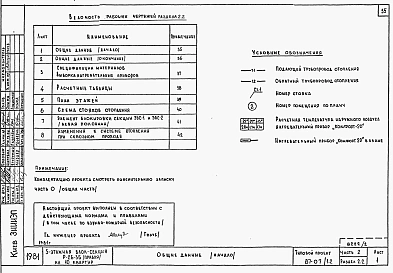 Альбом 3 Части 1.85, 2,3,4,5,6 Архитектурно-строительные чертежи, отопление и вентиляция, водоснабжение и канализация, газоснабжение, электрооборудование, устройства связи выше отм.0.000