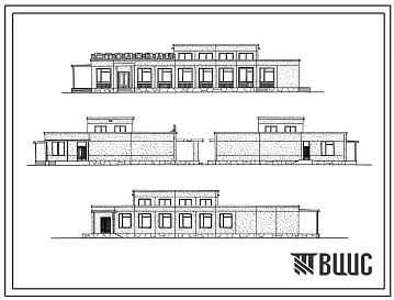 Типовой проект 271-20-112 Столовая-заготовочная на 50 мест для поселков с населением 1500-2000 жителей. Для строительства в 1В климатическом подрайоне, 2 и 3 климатических районах