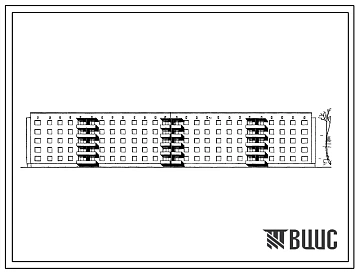 Типовой проект 114-87-4 Пятиэтажный шестисекционный дом на 70 квартир для строительства в 3 строительно-климатической зоне.