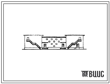 Типовой проект 214-2-4с Детские ясли-сад на 140 мест с круглосуточными группами. Для строительства в III строительно-климатической зоне, в районах с сейсмичностью 8 и 9 баллов.