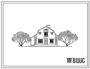 Типовой проект 144-24-284.13.88 Мансардный 3-комнатный усадебный жилой дом (для государственного строительства в селах Киевской области)