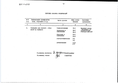 Альбом 2 Заказные спецификации