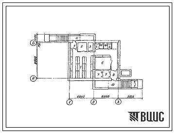 Типовой проект А-II,III,IV-100-448.89 Склад материалов и оборудования отдельно стоящий заглубленный. Стены из бетонных блоков по ГОСТ13579-78, (убежище на 100 человек, размеры убежища 23,6м на 13,9м, режимы вентиляции 1,2).