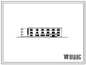 Типовой проект 224-9-47с Интернат (спальный корпус) на 160 мест для школ (для температуры наружного воздуха -400С). Для строительства в 1В климатическом подрайоне, 2 и 3 климатических районах сейсмичностью 8 и 9 баллов