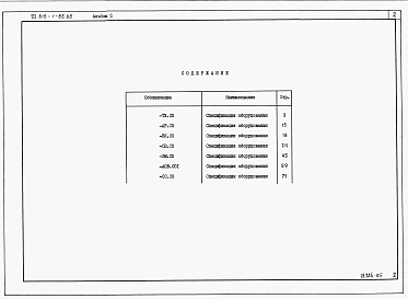 Альбом 5 Спецификации оборудования