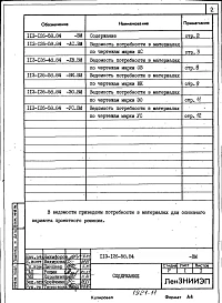 Альбом 8 Деревянные изделия. Ведомости потребности в материалах