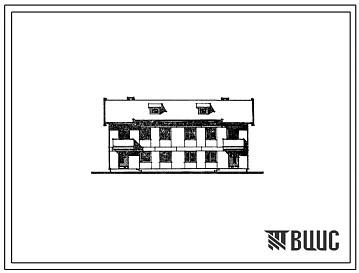 Типовой проект 143-24-143/1.2 Двухэтажный двухквартирный жилой дом с 5-комнатными квартирами в двух уровнях 