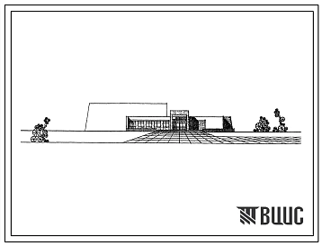 Типовой проект 264-12-62/78.2 Клуб с залом на 200 мест. Для строительства в 1В климатическом подрайоне, 2 и 3 климатических районах.