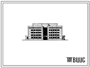 Типовой проект 82/1862  Поликлиника для обслуживания детского и взрослого населения на 570 посещений в смену