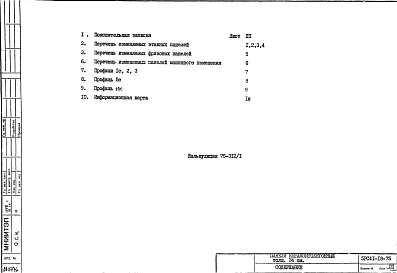 Альбом 1 Рабочие чертежи 