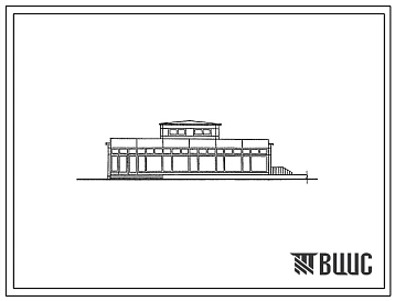 Типовой проект 272-30-5с Торговый центр для поселка на 1500-2000 человек. Для строительства  в районах с расчетной наружной температурой -5,-10,-15,-20 и -25?С, в районах с сейсмичностью 7,8 и 9 баллов, на посадочных грунтах.