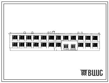 Типовой проект 223-9-39 Интернат (спальный корпус) на 80 мест при общеобразовательной школе, для строительства в 1В климатическом подрайоне, 2 и 3 климатических районах