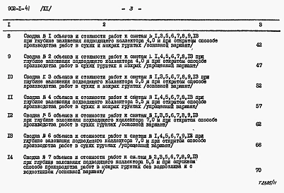 Альбом 11 Сметы. Подземная часть (основной и упрощенный варианты)