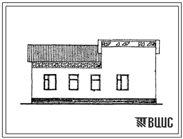 Типовой проект 184-000-532с.13.86 Одноэтажный одноквартирный жилой дом с 3-комнатной квартирой для индивидуальных застройщиков (южная подзона Узбекской ССР)