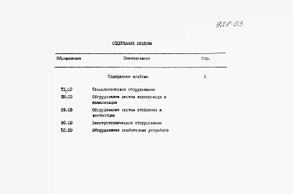 Альбом 3 Спецификация оборудования.