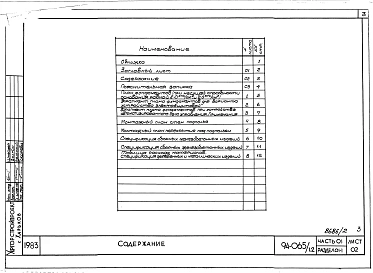Альбом 3 Часть 01 Архитектурно-строительные чертежи ниже отм.0.000  Раздел 01-1 Здание с подпольем для обычных условий строительства