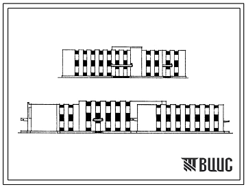Типовой проект 284-4-77с Баня-прачечная с предприятиями бытового обслуживания. Тип 3. В составе: бани на 35 мест, прачечной на 250 кг сухого белья в смену и дома быта на 15 рабочих мест. Для строительства в 4Б и 4В климатических подрайонах сейсмичностью 7