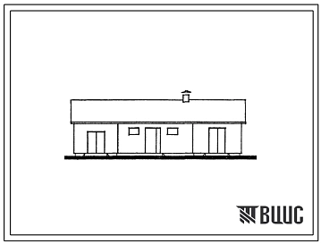 Типовой проект 194-000-567.13.87 Хозяйственная постройка для индивидуальных застройщиков в городах и городских поселках Латвийской ССР (Г2Б)