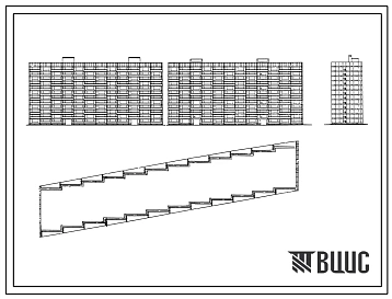 Типовой проект II-68-04/12М2 12-этажный 4-секционный 348-квартирный жилой дом со стенами из керамзитобетонных изделий