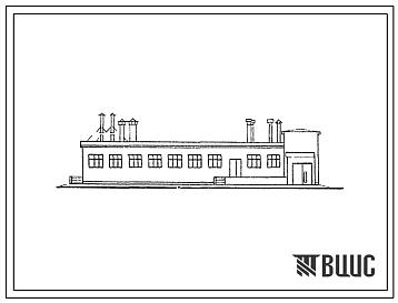 Типовой проект 8-02-435 Кормокухня для зверосовхозов производительностью 30т. кормов в сутки, со складом сухих кормов емкостью 50 т.