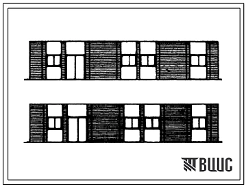 Типовой проект 234-9-11 Галереи, объединяющие здания учебного хозяйства.