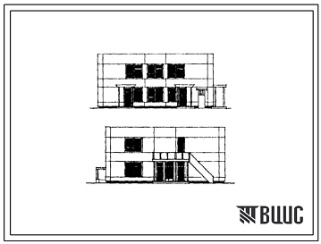 Типовой проект 212-9-10с Административно-хозяйственный корпус комплекса детских яслей-садов в каркасно-панельных конструкциях серии ИИС-04 на 560-640 мест для строительства в стесненных условиях г.Алма-Аты. Для строительства в IIIВ климатическом подрайоне