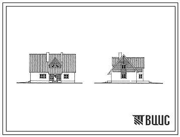 Типовой проект 144-23-90.13.87 5-комнатный жилой дом с печным отоплением «Рийна-5-2». Для строительства в Эстонской ССР.