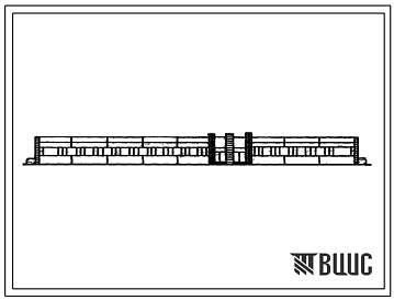 Типовой проект 231-9-9 Учебное здание с санпропускником (учебного хозяйства сельского ПТУ).