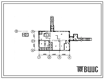 Типовой проект АII,III,IV-150-248.83 Склад материалов и оборудования,отдельно стоящий,заглубленный, (убежище на 150 человек, размеры убежища 18м на 12м, режимы вентиляции 1,2).