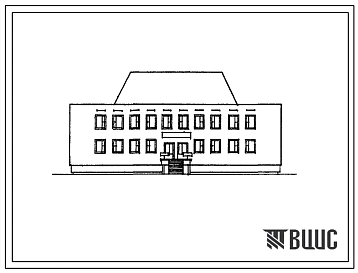 Типовой проект 284-4-82м Баня на 100 мест. Стены кирпичные. Для строительства в 1А, 1Б, 1Г и 1Д климатических подрайонах с вечномерзлыми грунтами