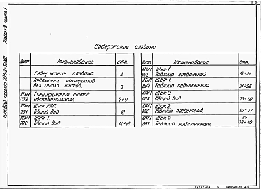 Альбом 8 Часть 1 Применен из тп 903-2-30.90 Щиты автоматики и КИП. Задание заводу-изготовителю (Q=13 м3/ч)