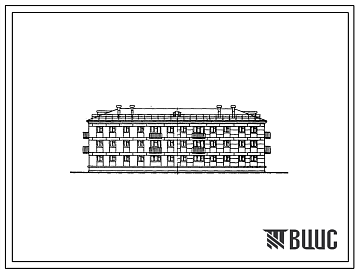 Типовой проект 1-307с-1 Трехэтажный двухсекционный дом на 24 квартиры, с ваннами, с подвалом и без подвала.