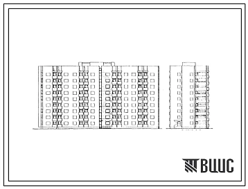 Типовой проект 86-034.85 Блок-секция для малосемейных на 144 квартиры