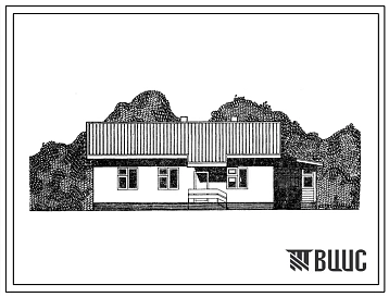 Типовой проект 184-000-267с.84 1-этажный 1-квартирный жилой дом с 5-комнатной квартирой (с упрощенным благоустройством для индивидуального строительства). Для строительства в районах сейсмичностью 8 баллов.