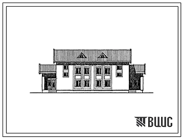 Типовой проект 144-24-241.13.87 2-этажный 2-квартирный жилой дом с 4-комнатными квартирами (для строительства в северо-центральных районах Украинской ССР)