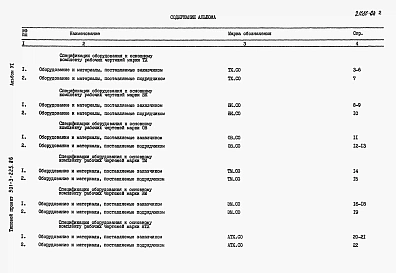 Альбом 6 Спецификации оборудования
