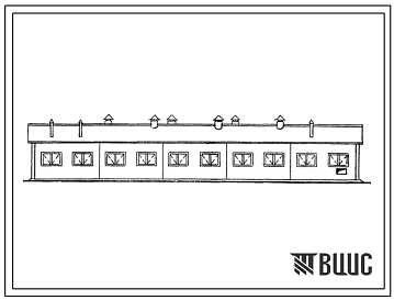 Типовой проект 801-3-36с.84 Родильная на 25 коров с профилакторием на 16 мест. Для строительства в районах сейсмичностью 7 баллов.
