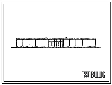 Типовой проект 271-32-10 Встроенно-пристроенные унифицированные блоки (Тип III) с размещением в них предприятий торгового обслуживания. Пристраиваемая часть (для типовых проектов жилых домов серии 1-480А). Для строительства в III строительно-климатической